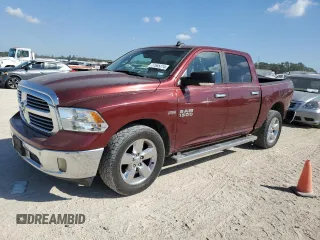 2018 Ram 1500 Big Horn with VIN 3C6RR6LT3JG146032, listed as a Copart auction lot 77565274 with 169,053 mi miles and Salvage Title. Bid and sale history available at carsss.com. Image 1.