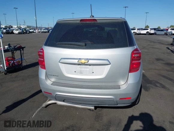 2017 Chevrolet Equinox LS with VIN 2GNALBEK1H1508339, listed as a IAAI auction lot 41965032 with 119,689 mi miles and . Bid and sale history available at DreamBid. Image 16.