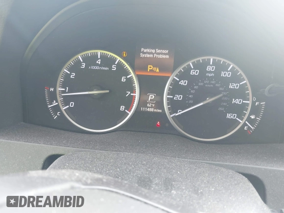 2016 Acura RDX Advance Pkg with VIN 5J8TB4H79GL006793, listed as a IAAI auction lot 41653032 with 111,488 mi miles. Bid and sale history available at carsss.com. Image 7.