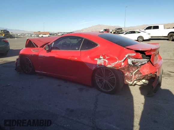 2013 Subaru BRZ Limited with VIN JF1ZCAC11D1602596, listed as a Copart auction lot 87007624 with 104,511 mi miles and Salvage Title. Bid and sale history available at carsss.com. Image 2.