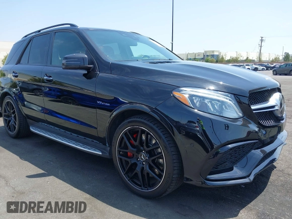 2018 Mercedes-Benz GLE 63 S AMG with VIN 4JGDA7FB3JB035472, listed as a IAAI auction lot 42170871 with 23,183 mi miles and . Bid and sale history available at DreamBid. Image 1.