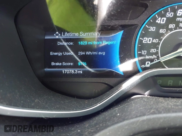 2013 Ford Focus Electric with VIN 1FADP3R49DL273355, listed as a IAAI auction lot 41931111 with 17,078 mi miles and . Bid and sale history available at DreamBid. Image 7.