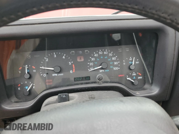 2000 Jeep Wrangler SE with VIN 1J4FA29P6YP793045, listed as a Copart auction lot 58756715 with 202,110 mi miles and Salvage title. Bid and sale history available at DreamBid. Image 9.