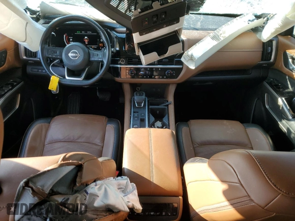 2023 Nissan Pathfinder Platinum with VIN 5N1DR3DG7PC200653, listed as a Copart auction lot 43285105 with 17,007 mi miles and Salvage title. Bid and sale history available at DreamBid. Image 8.