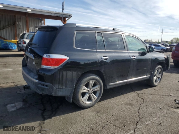 2013 Toyota Highlander Limited with VIN 5TDDK3EH4DS186706, listed as a Copart auction lot 54445545 with 116,423 mi miles and Clean Title. Bid and sale history available at carsss.com. Image 3.