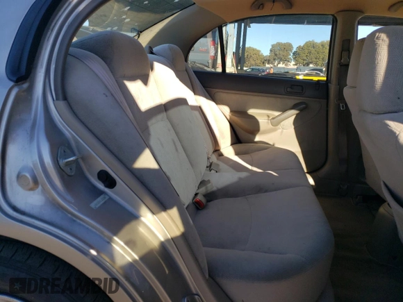 2001 Honda Civic LX with VIN 1HGES15561L022838, listed as a Copart auction lot 83866374 with 179,691 mi miles and Salvage Title. Bid and sale history available at DreamBid. Image 10.