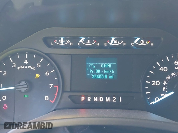 2019 Ford F-150 XL with VIN 1FTEW1CB6KKD50814, listed as a IAAI auction lot 41230911 with 35,600 mi miles and . Bid and sale history available at DreamBid. Image 15.