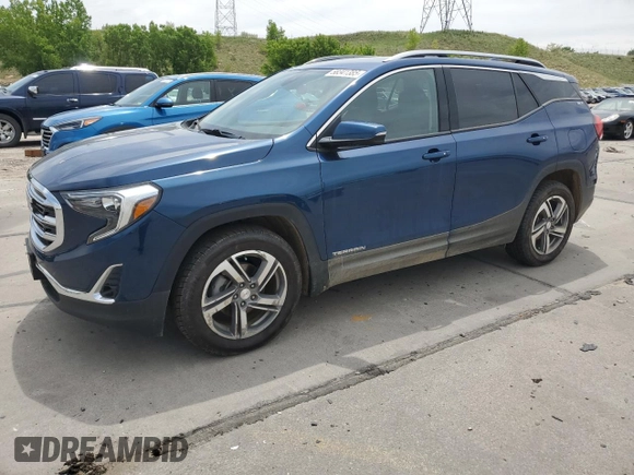 2020 GMC Terrain SLT z VIN 3GKALVEV2LL115692, wystawiony jako Copart lot #58341385 z przebiegiem 116 547 mil mil oraz Szkoda całkowita • Salvage title. Historia ofert i sprzedaży dostępna na DreamBid. Obrazek 1.