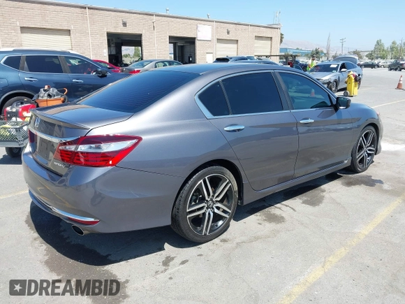 2016 Honda Accord Sport with VIN 1HGCR2F58GA074001, listed as a IAAI auction lot 42473844 with 105,311 mi miles and . Bid and sale history available at DreamBid. Image 4.