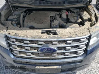 2017 Ford Explorer XLT with VIN 1FM5K8D87HGA74576, listed as a Copart auction lot 52986425 with Not Provided miles and Salvage Title. Bid and sale history available at DreamBid. Image 14.
