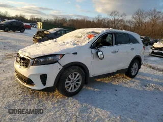 2020 Kia Sorento LX with VIN 5XYPGDA39LG687228, listed as a Copart auction lot 86843204 with 58,971 mi miles and Salvage Title. Bid and sale history available at carsss.com. Image 1.