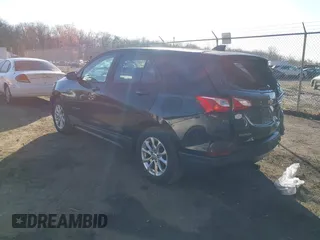 2020 Chevrolet Equinox LS with VIN 2GNAXHEV9L6151229, listed as a IAAI auction lot 41816579 with 94,324 mi miles. Bid and sale history available at carsss.com. Image 3.
