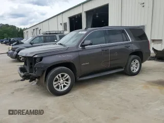 2015 Chevrolet Tahoe LS with VIN 1GNSCAKC8FR243239, listed as a Copart auction lot 53604445 with 155,881 mi miles and Salvage title. Bid and sale history available at DreamBid. Image 1.