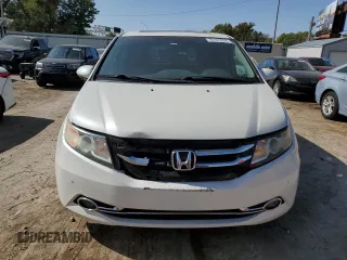 2014 Honda Odyssey Touring z VIN 5FNRL5H92EB059168, wystawiony jako Copart lot #76121914 z przebiegiem 264 715 mil mil oraz Szkoda całkowita • Salvage title. Historia ofert i sprzedaży dostępna na DreamBid. Obrazek 5.