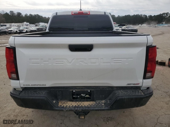 2024 Chevrolet Colorado 4WD ZR2 with VIN 1GCPTFEK1R1266203, listed as a Copart auction lot 45959035 with 0 mi miles and Salvage Title. Bid and sale history available at carsss.com. Image 6.