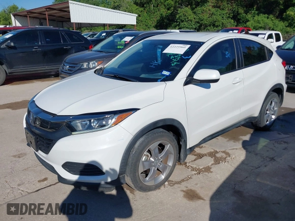 2021 Honda HR-V LX with VIN 3CZRU6H32MM742703, listed as a IAAI auction lot 42225960 with 43,897 mi miles and . Bid and sale history available at DreamBid. Image 2.