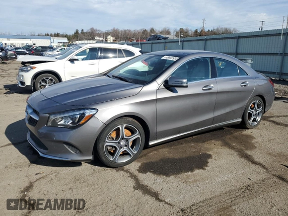 2018 Mercedes-Benz CLA 250 z VIN WDDSJ4GB5JN516563, wystawiony jako Copart lot #46892935 z przebiegiem 41 518 mil mil oraz Szkoda całkowita • Salvage title. Historia ofert i sprzedaży dostępna na DreamBid. Obrazek 1.
