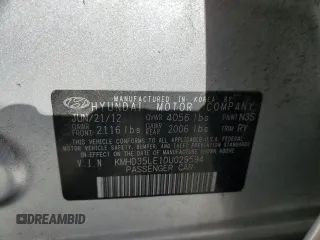 2013 Hyundai Elantra GT with VIN KMHD35LE1DU029594, listed as a Copart auction lot 77214544 with 0 mi miles and Salvage Title. Bid and sale history available at carsss.com. Image 15.