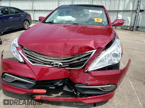 2016 Hyundai Azera Limited z VIN KMHFH4JG5GA547285, wystawiony jako Copart lot #59556175 z przebiegiem 133 130 mil mil oraz Szkoda całkowita • Salvage title. Historia ofert i sprzedaży dostępna na DreamBid. Obrazek 13.