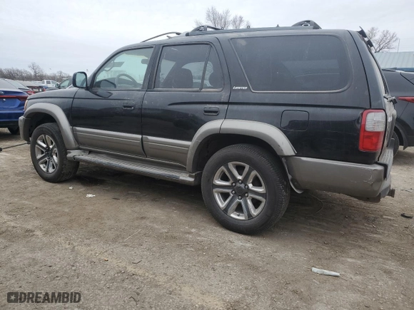 2000 Toyota 4Runner Limited with VIN JT3HN87R7Y9039882, listed as a Copart auction lot 44627725 with 282,114 mi miles and Salvage Title. Bid and sale history available at carsss.com. Image 2.