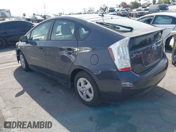2010 Toyota Prius II with VIN JTDKN3DU1A0241365, listed as a IAAI auction lot 41923074 with 184,308 mi miles. Bid and sale history available at carsss.com. Image 3.