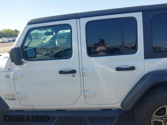 2018 Jeep Wrangler Unlimited Sport S z VIN 1C4HJXDG0JW142895, wystawiony jako IAAI lot #41989238 z przebiegiem 75 802 mil mil oraz . Historia ofert i sprzedaży dostępna na DreamBid. Obrazek 14.