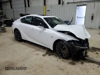 2021 Lexus IS 350 F Sport with VIN JTHGZ1E25M5019560, listed as a Copart auction lot 51089665 with Not Provided miles and Salvage Title. Bid and sale history available at DreamBid. Image 4.