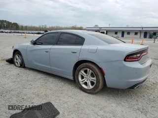 2021 Dodge Charger SXT with VIN 2C3CDXBG7MH522506, listed as a Copart auction lot 50197255 with 97,090 mi miles and Salvage Title. Bid and sale history available at DreamBid. Image 2.