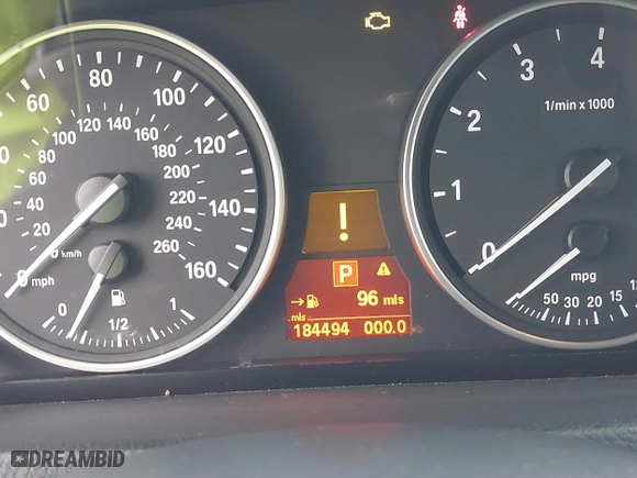 2007 BMW X5 3.0si with VIN 5UXFE43597L017476, listed as a IAAI auction lot 41459147 with 184,494 mi miles. Bid and sale history available at carsss.com. Image 16.