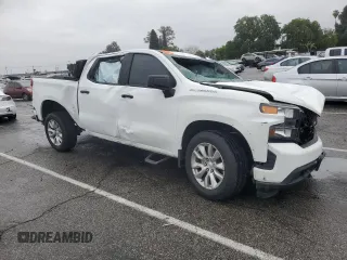 2021 Chevrolet Silverado 1500 Custom with VIN 3GCPWBEK5MG290112, listed as a Copart auction lot 48987505 with 47,923 mi miles and Salvage Title. Bid and sale history available at DreamBid. Image 4.