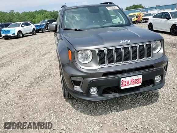 2019 Jeep Renegade Limited with VIN ZACNJBD11KPJ85770, listed as a Copart auction lot 59096285 with 71,635 mi miles and Salvage title. Bid and sale history available at DreamBid. Image 14.