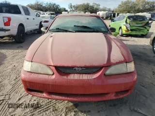 1996 Ford Mustang GT with VIN 1FALP45X6TF226699, listed as a Copart auction lot 82213754 with 102,247 mi miles and Salvage Title. Bid and sale history available at carsss.com. Image 5.