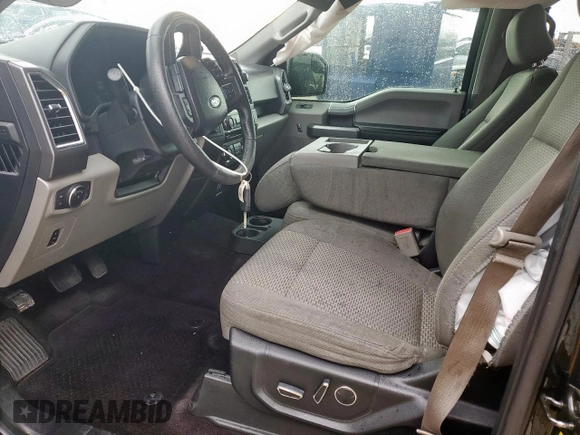 2016 Ford F-150 XLT with VIN 1FTEW1EF1GKF63192, listed as a Copart auction lot 55242505 with 65,516 mi miles and Salvage Title. Bid and sale history available at carsss.com. Image 7.