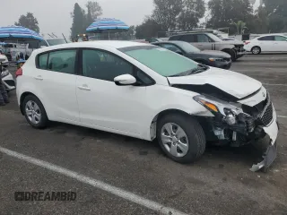 2018 Kia Forte5 LX with VIN KNAFK5A85J5773795, listed as a Copart auction lot 83042954 with 56,267 mi miles and Salvage Title. Bid and sale history available at carsss.com. Image 4.