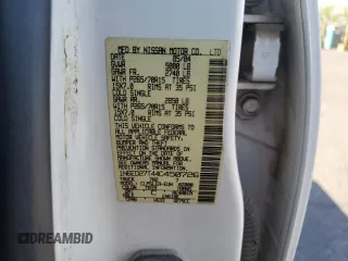 2004 Nissan Frontier XE z VIN 1N6ED27T44C450726, wystawiony jako Copart lot #57004045 z przebiegiem 151 638 mil mil oraz Szkoda całkowita • Salvage title. Historia ofert i sprzedaży dostępna na DreamBid. Obrazek 12.