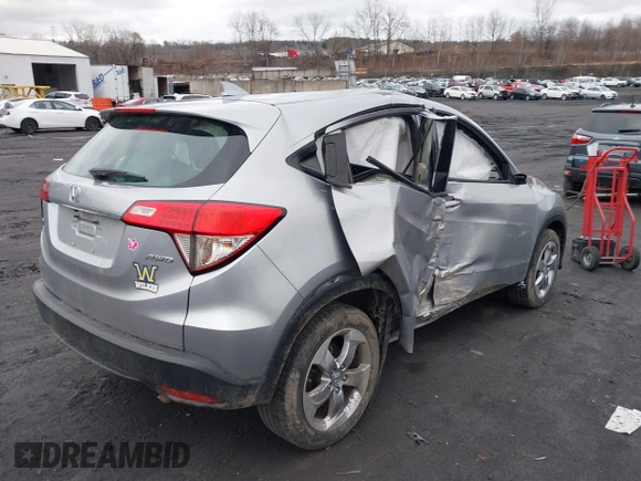 2021 Honda HR-V LX with VIN 3CZRU6H30MM705682, listed as a IAAI auction lot 41739047 with 38,739 mi miles. Bid and sale history available at carsss.com. Image 4.