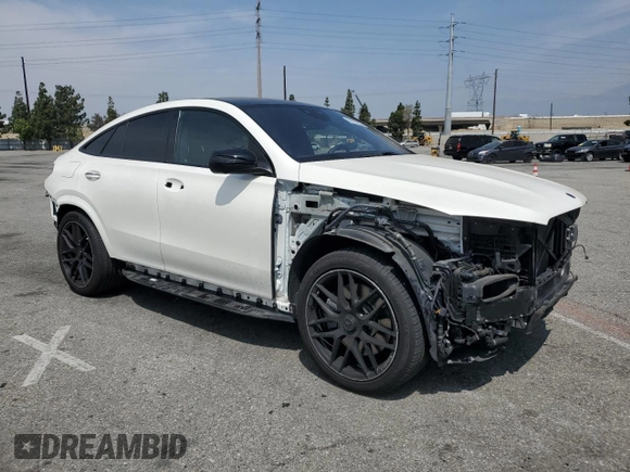 2022 Mercedes-Benz GLE 53 AMG with VIN 4JGFD6BB6NA688468, listed as a Copart auction lot 58760015 with 31,936 mi miles and Salvage title. Bid and sale history available at DreamBid. Image 4.