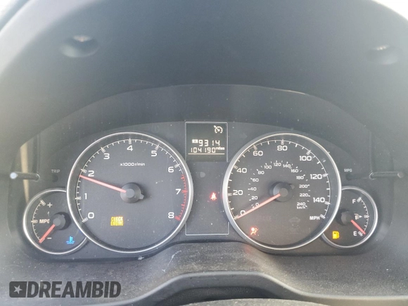 2013 Subaru Legacy 2.5i with VIN 4S3BMAA62D1006324, listed as a Copart auction lot 42711155 with 104,190 mi miles and Salvage title. Bid and sale history available at DreamBid. Image 9.