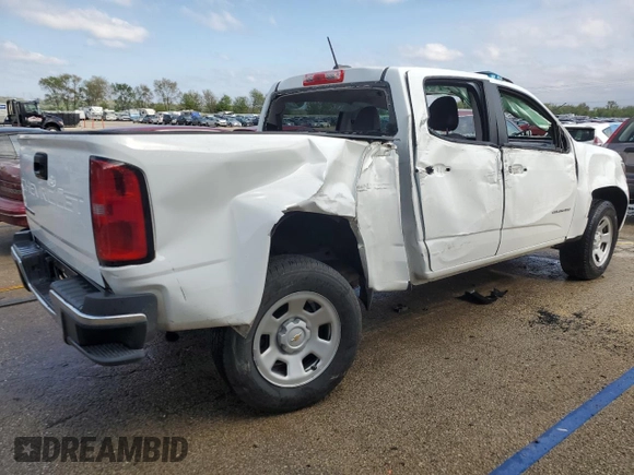 2021 Chevrolet Colorado 2WD Work Truck with VIN 1GCGSBEA3M1273469, listed as a Copart auction lot 55304825 with 46,680 mi miles and Salvage title. Bid and sale history available at DreamBid. Image 3.