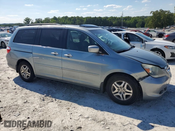 2007 Honda Odyssey EX-L with VIN 5FNRL38747B065494, listed as a Copart auction lot 55858855 with 228,074 mi miles and Clean Title. Bid and sale history available at DreamBid. Image 4.