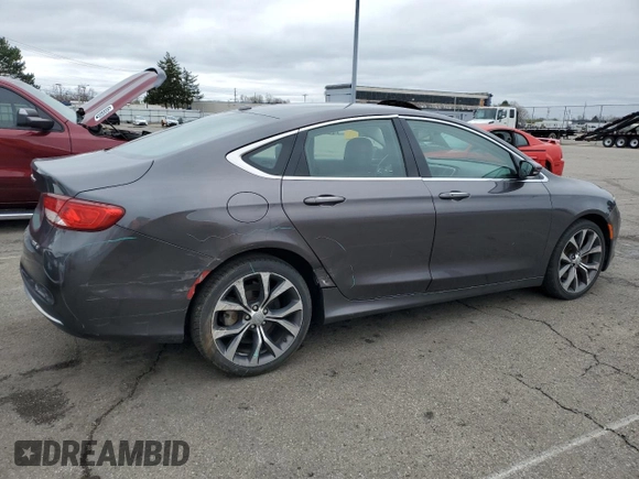 2015 Chrysler 200 C with VIN 1C3CCCCB2FN538251, listed as a Copart auction lot 51273775 with 156,907 mi miles and Salvage Title. Bid and sale history available at carsss.com. Image 3.