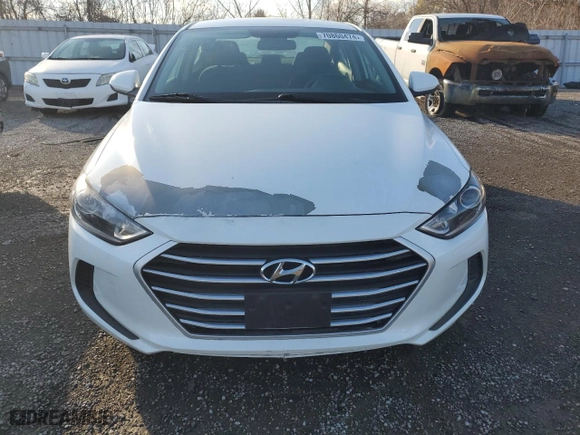 2017 Hyundai Elantra SE with VIN 5NPD74LF6HH081508, listed as a Copart auction lot 70860474 with 77,592 mi miles and Clean Title. Bid and sale history available at carsss.com. Image 5.
