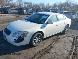 2007 Buick Lucerne V6 CXL with VIN 1G4HD57297U130868, listed as a IAAI auction lot 41749873 with 144,056 mi miles. Bid and sale history available at carsss.com. Image 2.