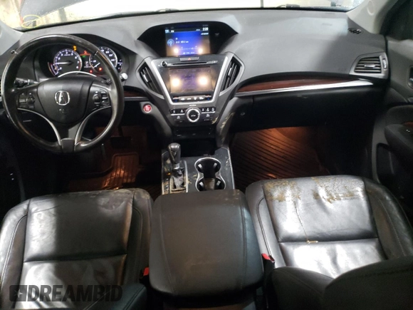 2014 Acura MDX Technology with VIN 5FRYD4H61EB028839, listed as a Copart auction lot 48285235 with 117,281 mi miles and Salvage title. Bid and sale history available at DreamBid. Image 8.