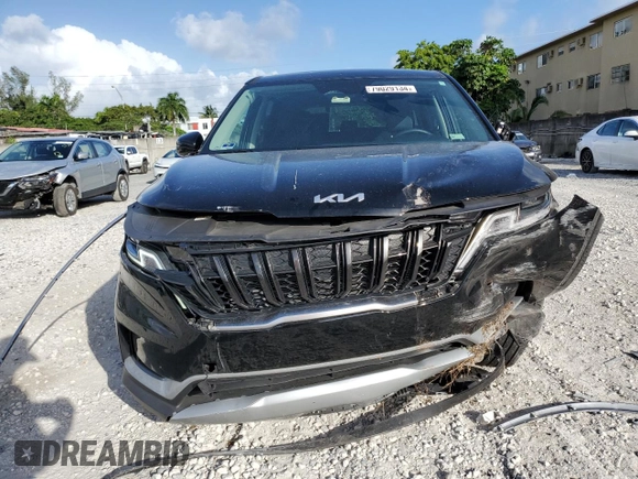 2024 Kia Carnival LX with VIN KNDNB4H39R6325018, listed as a Copart auction lot 79029134 with 14,111 mi miles and Salvage Title. Bid and sale history available at carsss.com. Image 5.