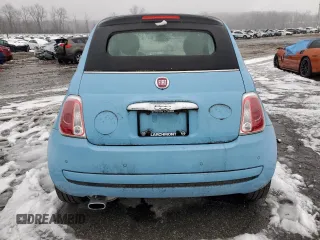 2017 FIAT 500 Pop z VIN 3C3CFFLR4HT505924, wystawiony jako Copart lot #81500754 z przebiegiem 49 618 mil mil oraz Nie do naprawy • Non repairable. Historia ofert i sprzedaży dostępna na DreamBid. Obrazek 6.