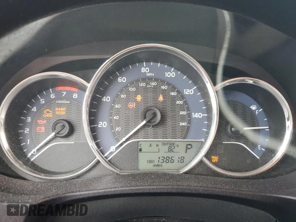 2016 Toyota Corolla L with VIN 5YFBURHE2GP560815, listed as a Copart auction lot 54840525 with 138,618 mi miles and Salvage Title. Bid and sale history available at DreamBid. Image 9.