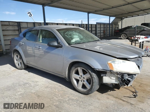 2013 Dodge Avenger SE with VIN 1C3CDZABXDN589271, listed as a Copart auction lot 53855895 with 215,887 mi miles and Salvage Title. Bid and sale history available at carsss.com. Image 4.