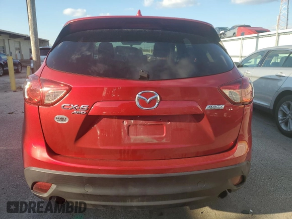 2015 Mazda CX-5 Touring with VIN JM3KE4CY8F0484177, listed as a Copart auction lot 51303395 with 113,307 mi miles and Non Repairable. Bid and sale history available at DreamBid. Image 6.