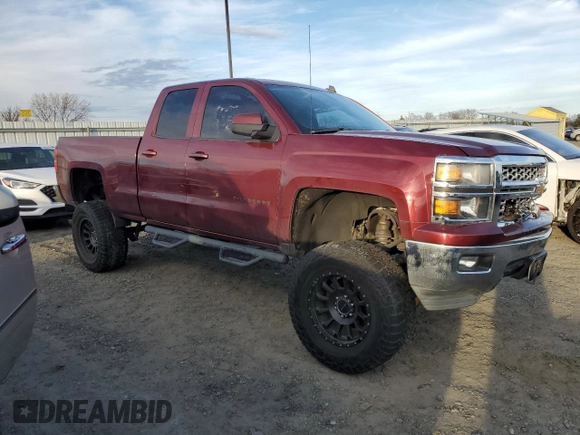 2014 Chevrolet Silverado 1500 LT with VIN 1GCRCREC7EZ408892, listed as a Copart auction lot 46632465 with 78,450 mi miles and Salvage Title. Bid and sale history available at DreamBid. Image 4.
